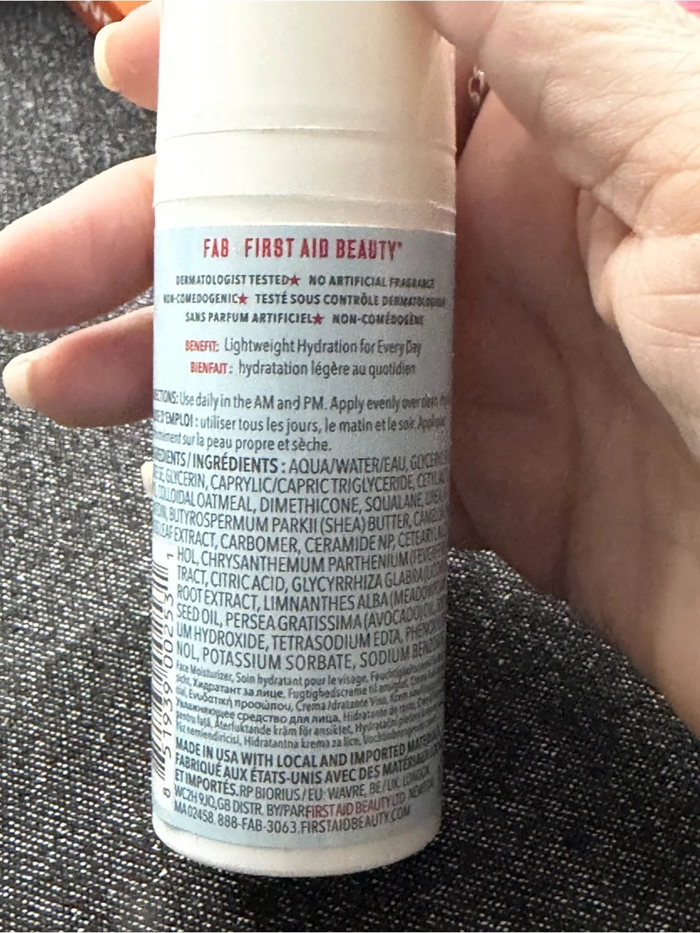 First Aid Beauty Ultra Repair Face Moisturizer 1.7 oz NEW